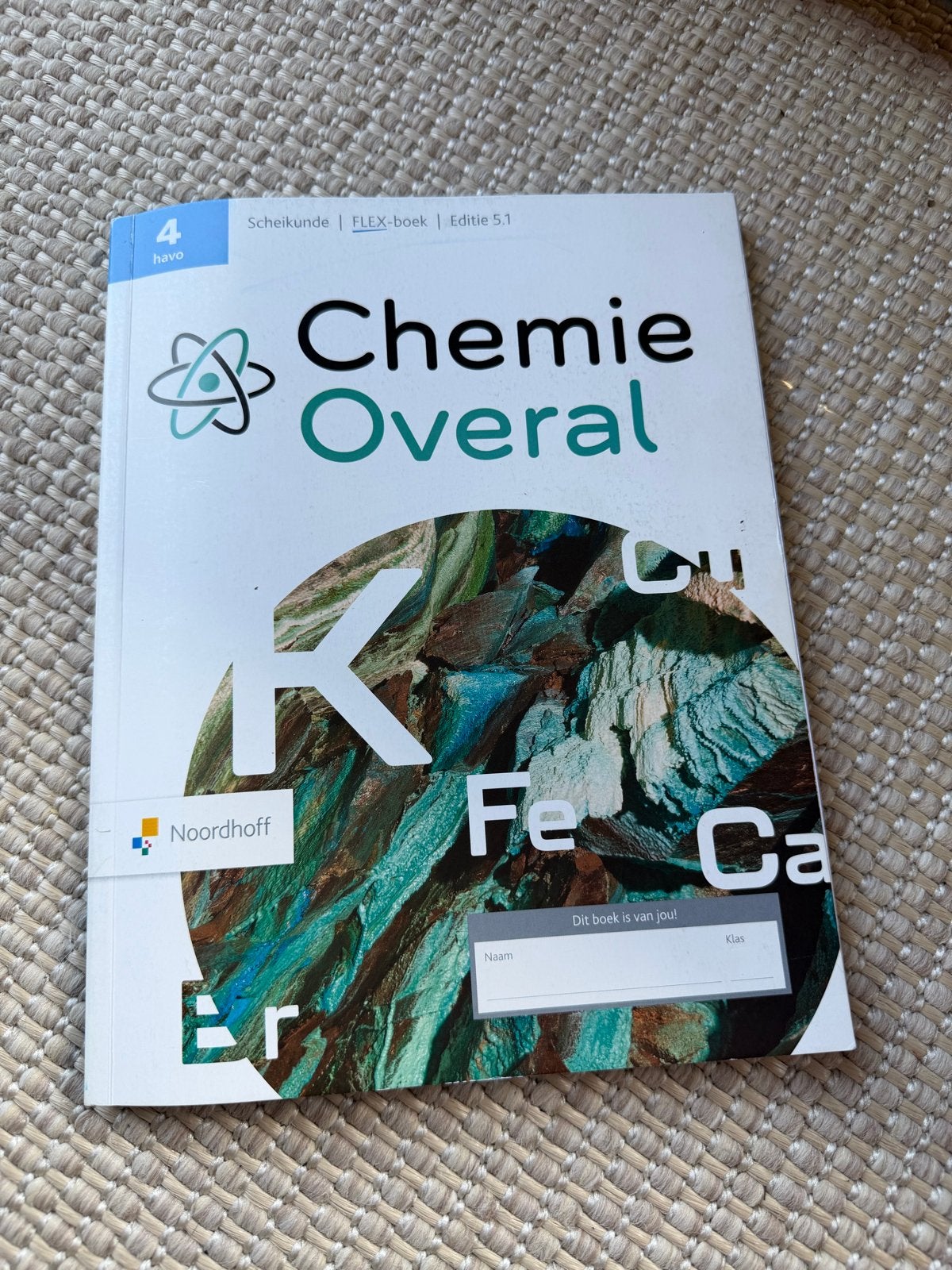 Chemie Overal FLEX-boek Editie 5.1 4 havo, Boeken, Ophalen of Verzenden, Gelezen, HAVO, Scheikunde