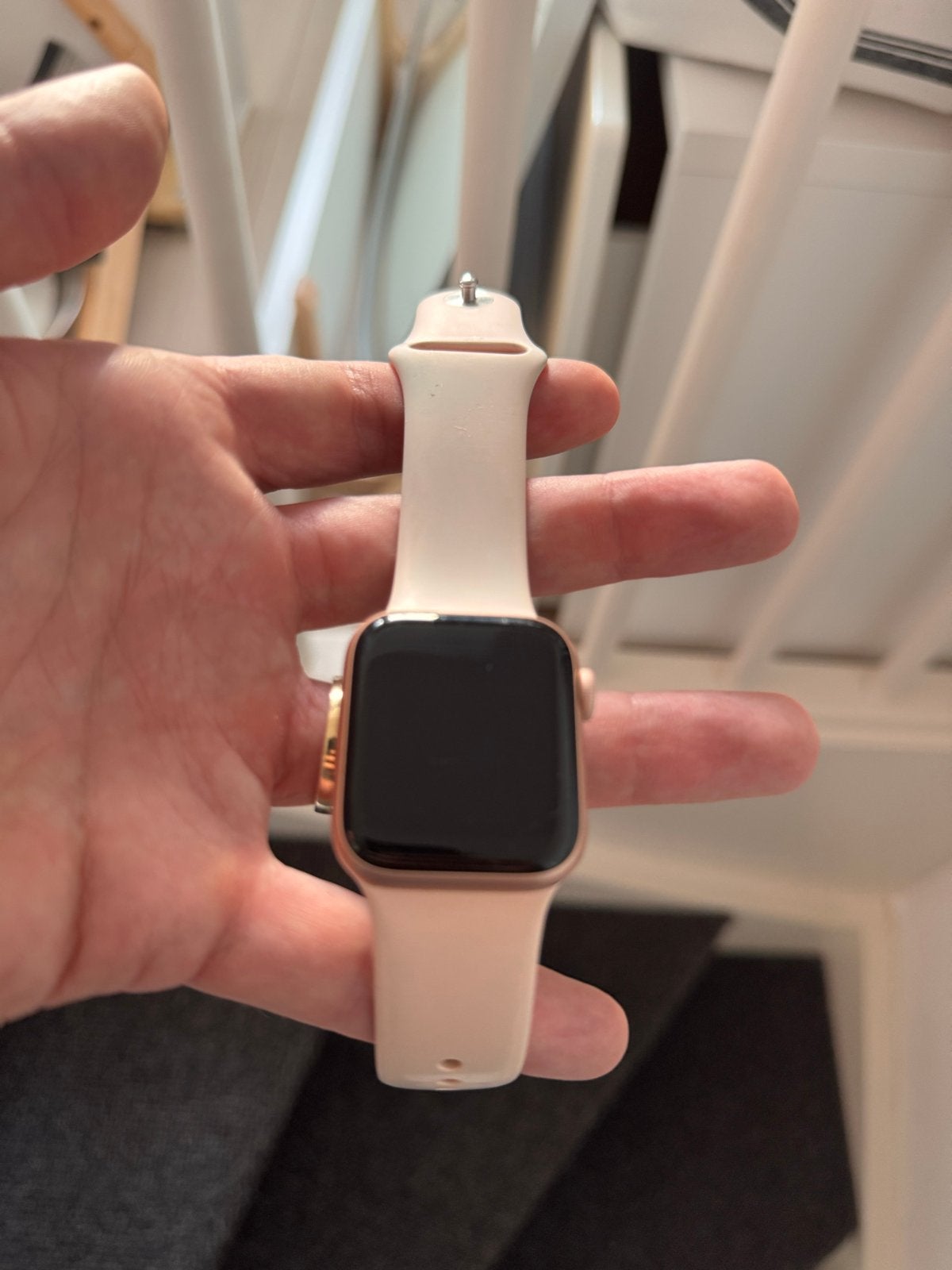 Apple Watch Series 4 44mm Roségoud, Afstand, IOS, Ophalen of Verzenden, Zo goed als nieuw
