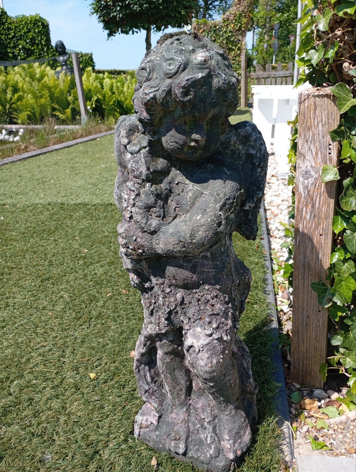 Prachtige zware engel 75 cm hoog., Antiek en Kunst, Ophalen