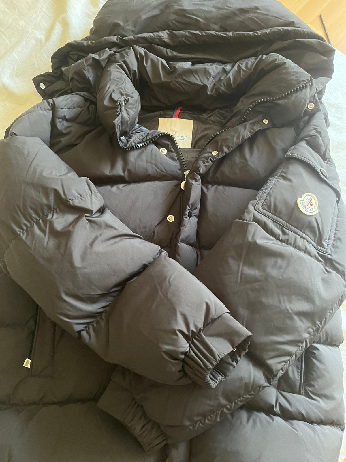 Moncler vezere, Kleding | Heren, Verzenden, Zo goed als nieuw, Zwart