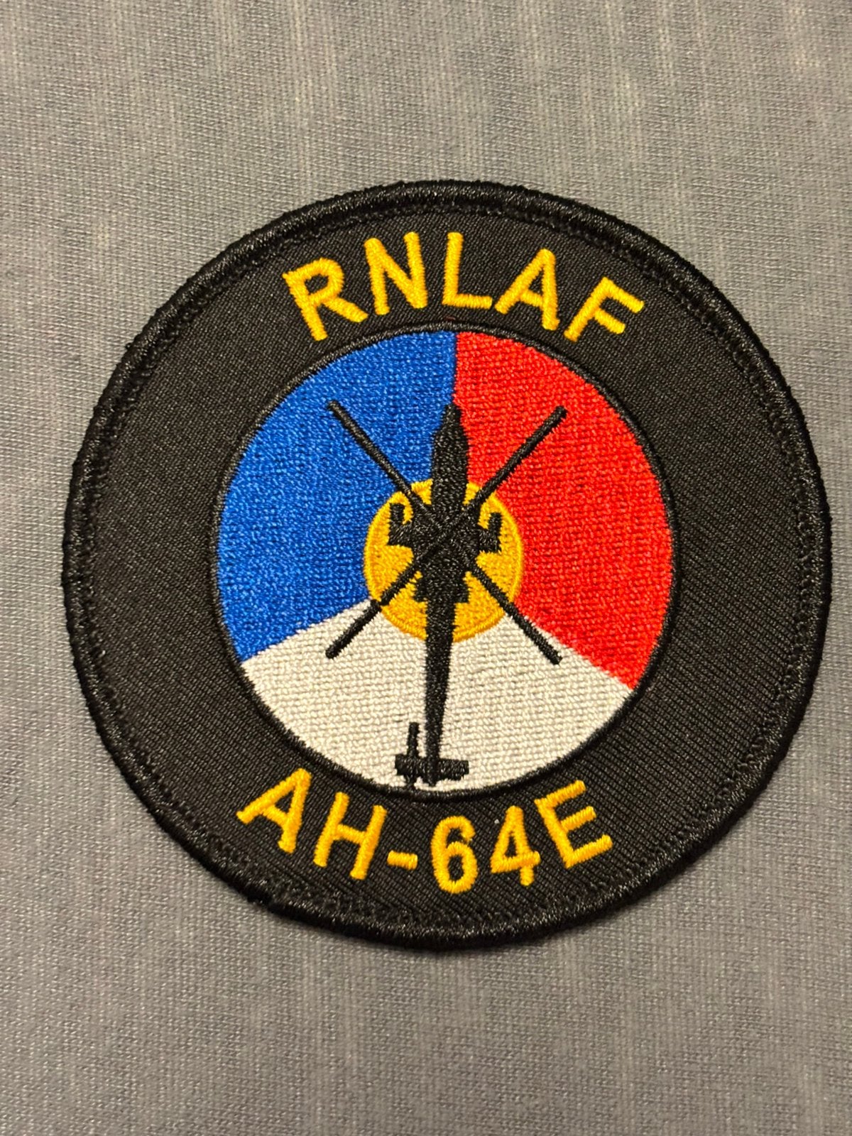 Roundel AH-64E apache 301 SQN RNLAF, Verzenden, Luchtmacht, Nederland, Embleem of Badge