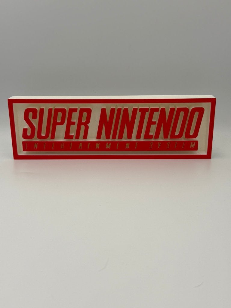 Super Nintendo logo, Ophalen of Verzenden, Nieuw, Zonder controller