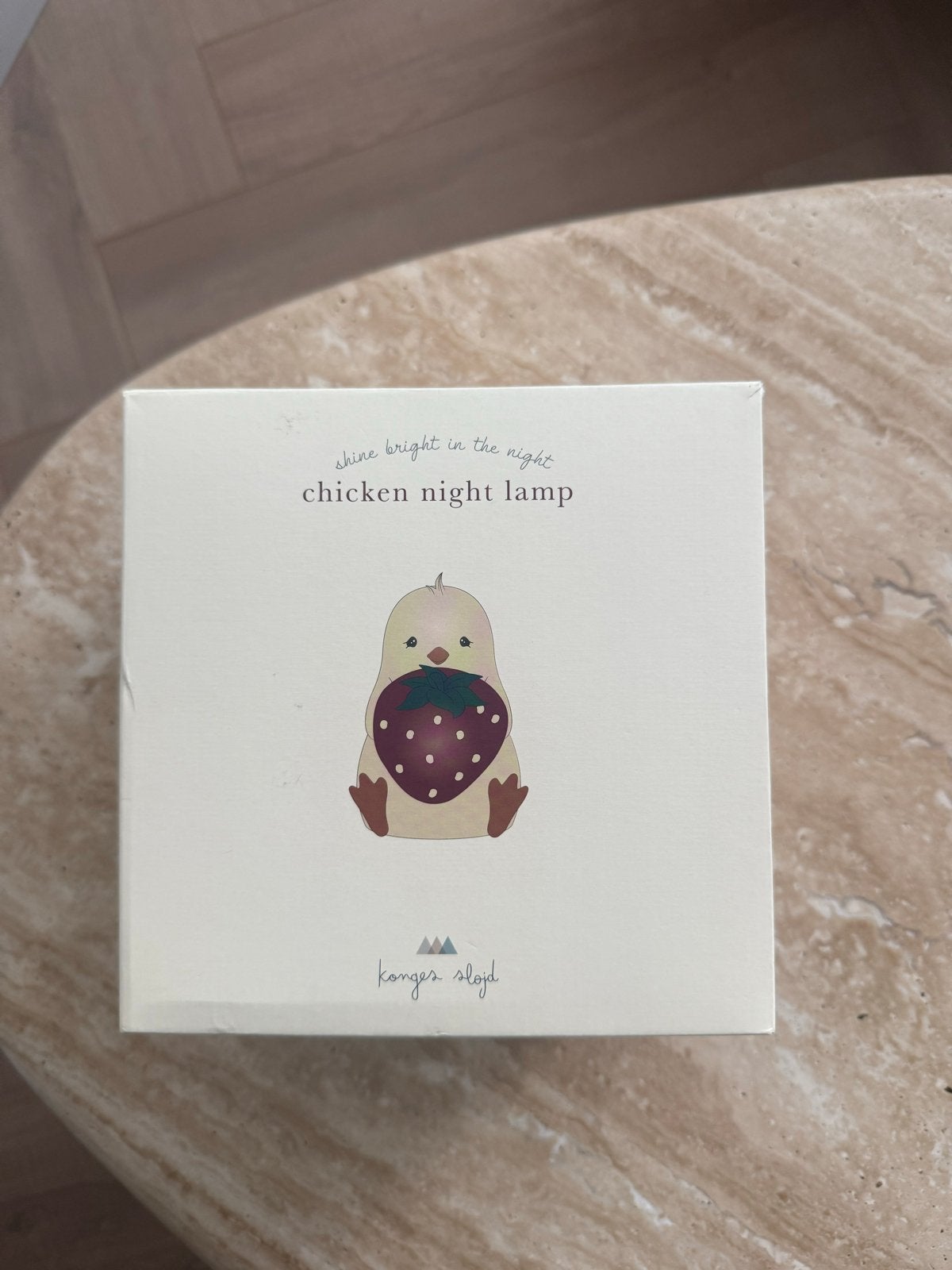 Konges Sløjd Chicken Night Lamp - Nachtlampje Kip, Overige merken, Nieuw, Ophalen of Verzenden, Wit