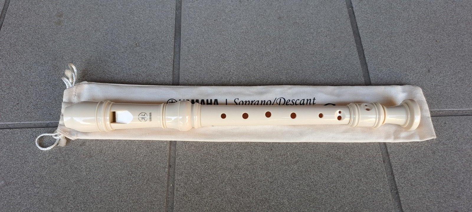 Yamaha Sopraan Blokfluit YRS-23 met hoes, Ophalen, Zo goed als nieuw, Sopraan of Sopranino, Met koffer, hoes of etui
