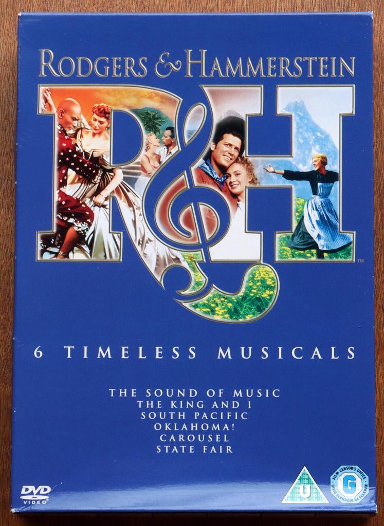DVD - Rodgers Hammerstein - Timeless Musicals, Alle leeftijden, Ophalen of Verzenden, 1980 tot heden, Zo goed als nieuw