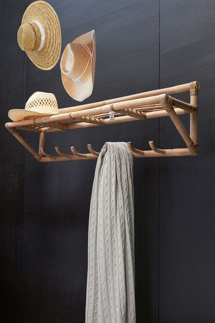 3 rivièra maison hoeden & 1 rivièra maison kapstok, Zo goed als nieuw, Minder dan 100 cm, Hout, Ophalen
