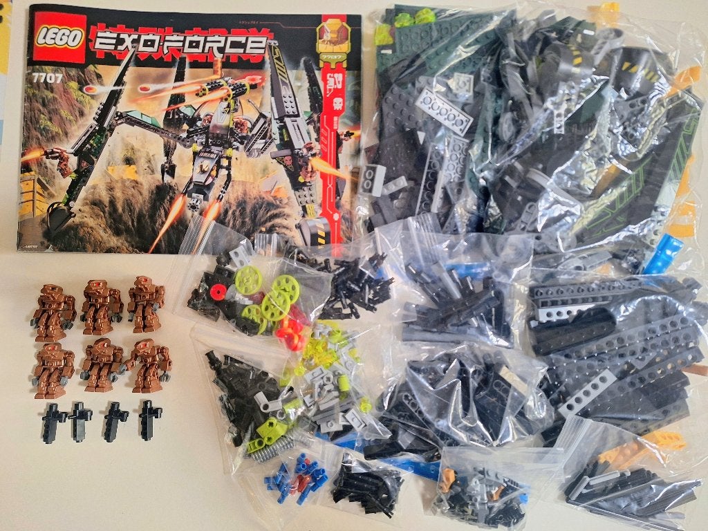 Lego Exo-Force 7707 Striking Venom met minifiguren, Gebruikt, Overige thema's, Lego, Ophalen of Verzenden
