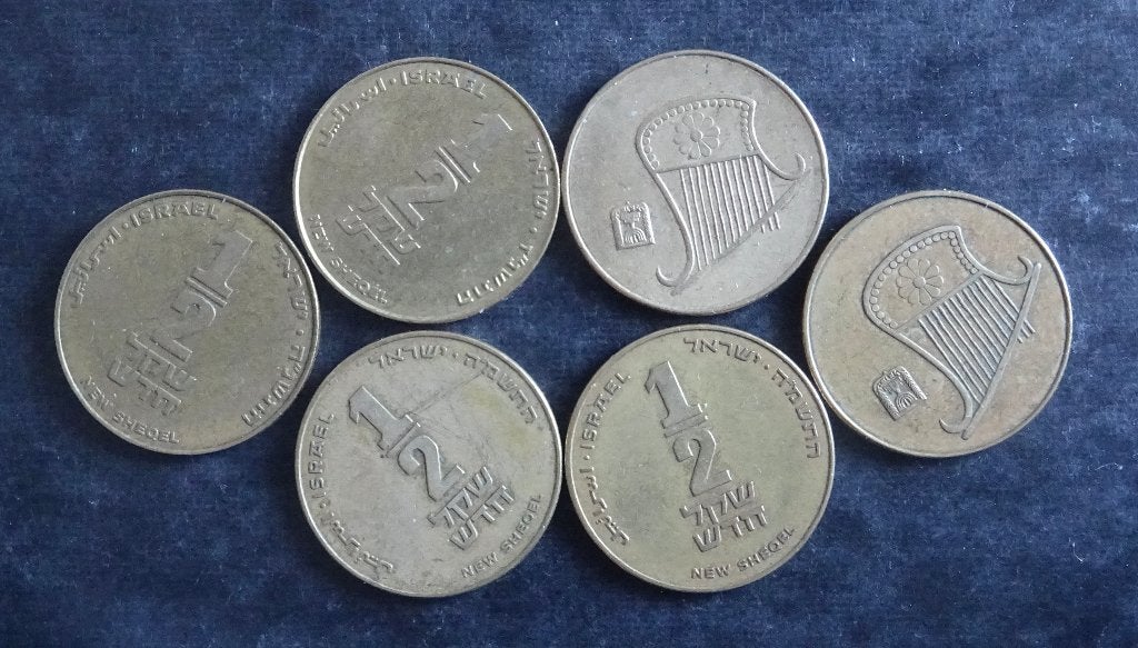 Munten Israel, Postzegels en Munten, Ophalen of Verzenden, Midden-Oosten