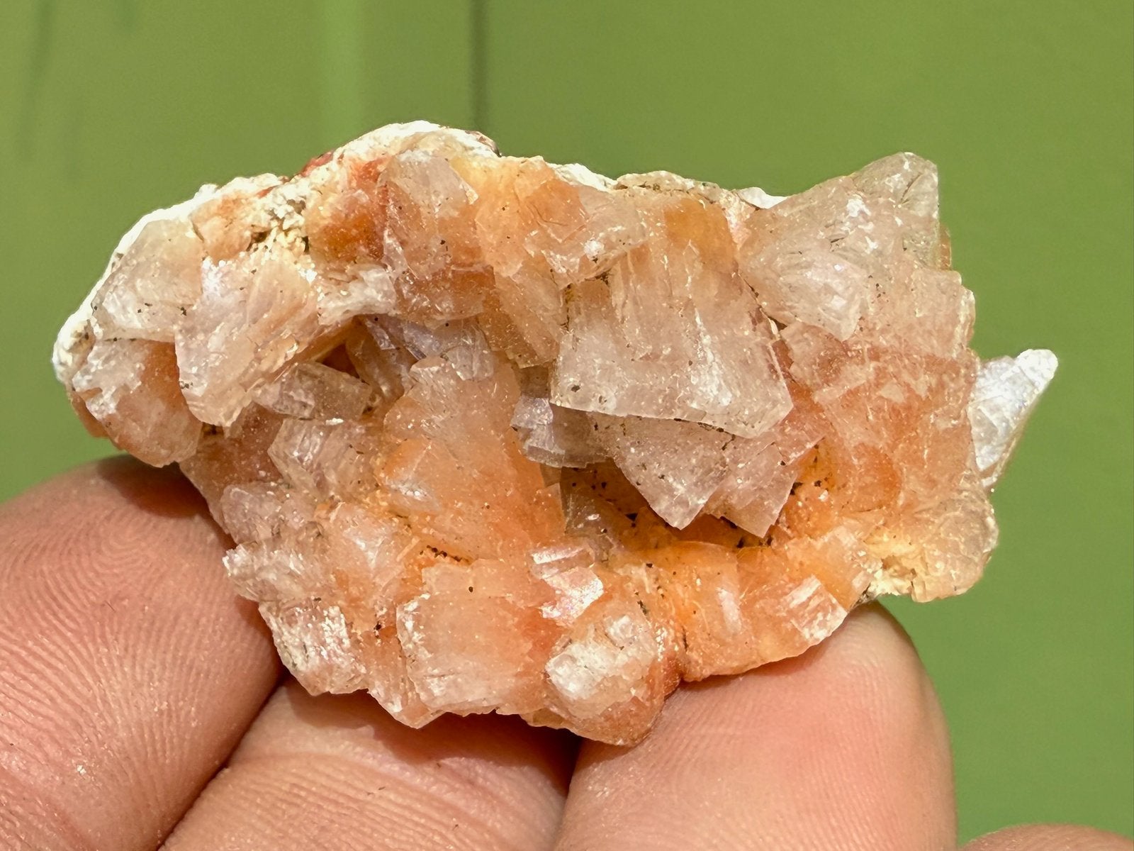 Heulandiet zeoliet mineralen, Verzamelen, Mineralen en Fossielen, Ophalen of Verzenden, Mineraal
