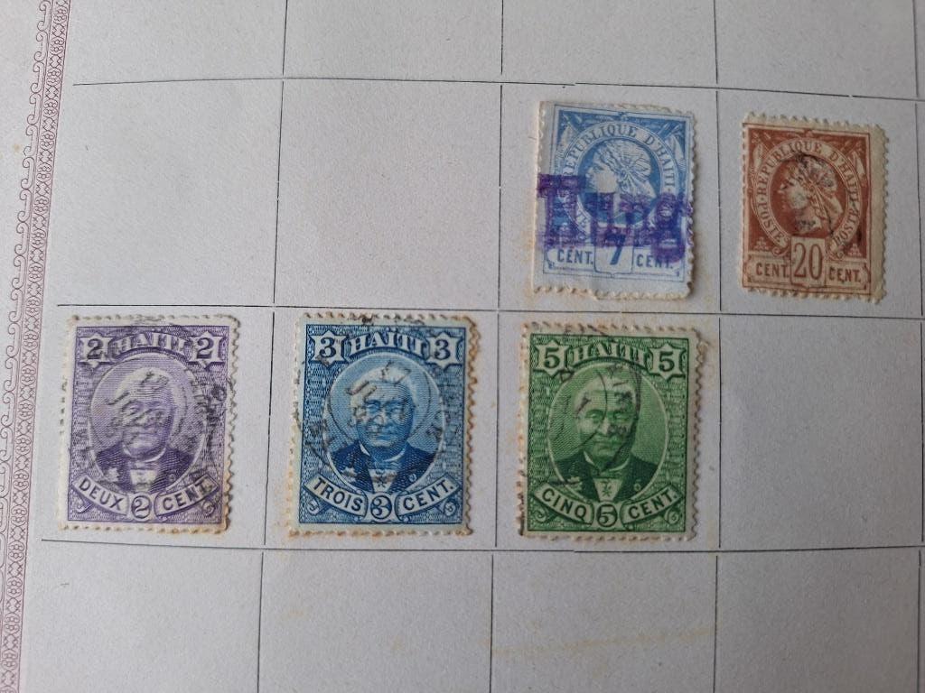 Postzegels Haïti, Ophalen of Verzenden, Gestempeld, Midden-Amerika