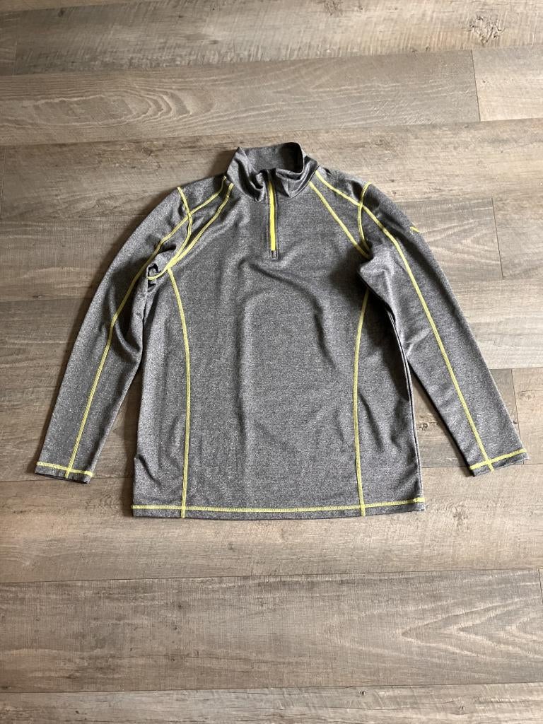 Crivit heren hardloopshirt grijs L (52/44), Kleding | Heren, Sportkleding, Maat 52/54 (L), Ophalen of Verzenden, Zo goed als nieuw