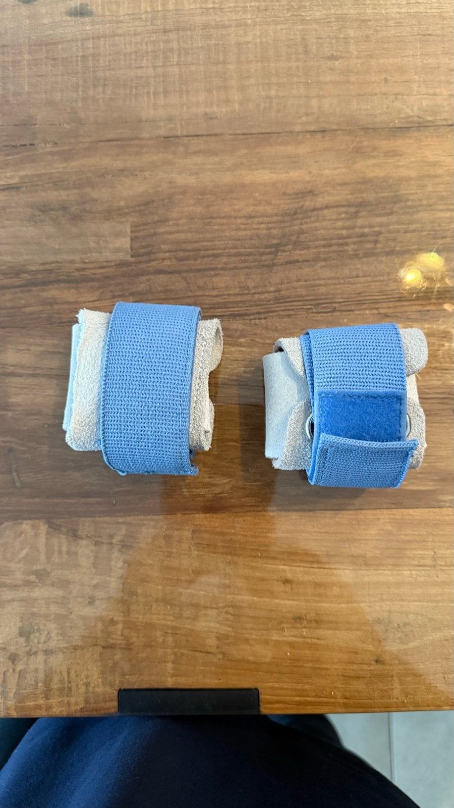 Turnleertjes (s) sparkle and dream gymnastiek - Blauw, Sport en Fitness, Turnen, Ophalen of Verzenden, Gebruikt, Blauw, Materiaal