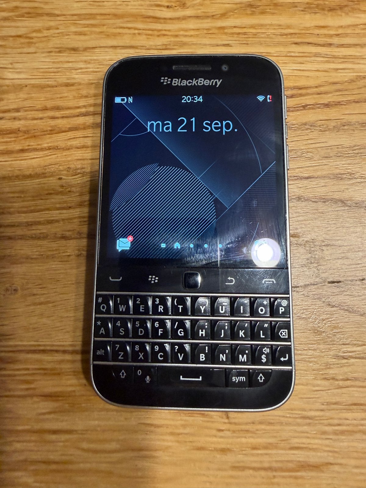 BlackBerry Classic Q20 - Zwart, Zo goed als nieuw, Zwart, Touchscreen, Ophalen of Verzenden, Zo goed als nieuw