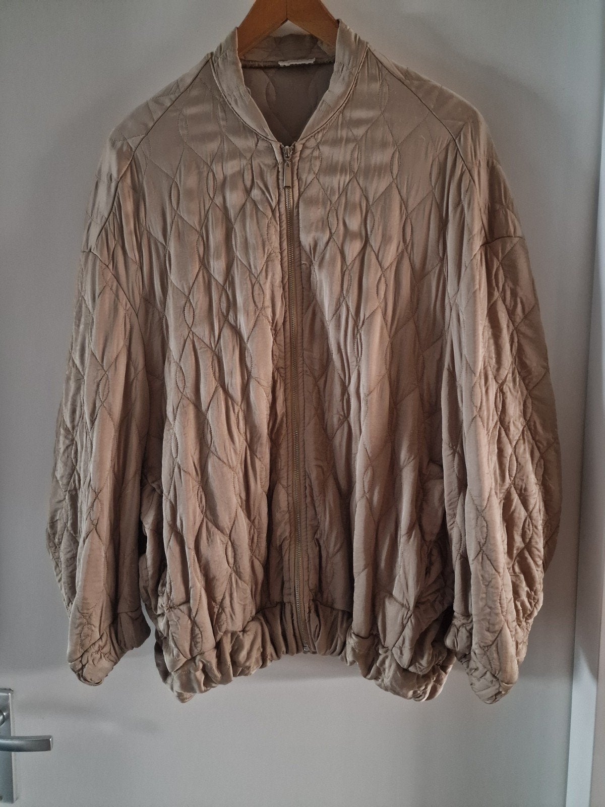 goudkleurige bomber, Kleding | Dames, Grote Maten, Ophalen of Verzenden, Zo goed als nieuw, Goud