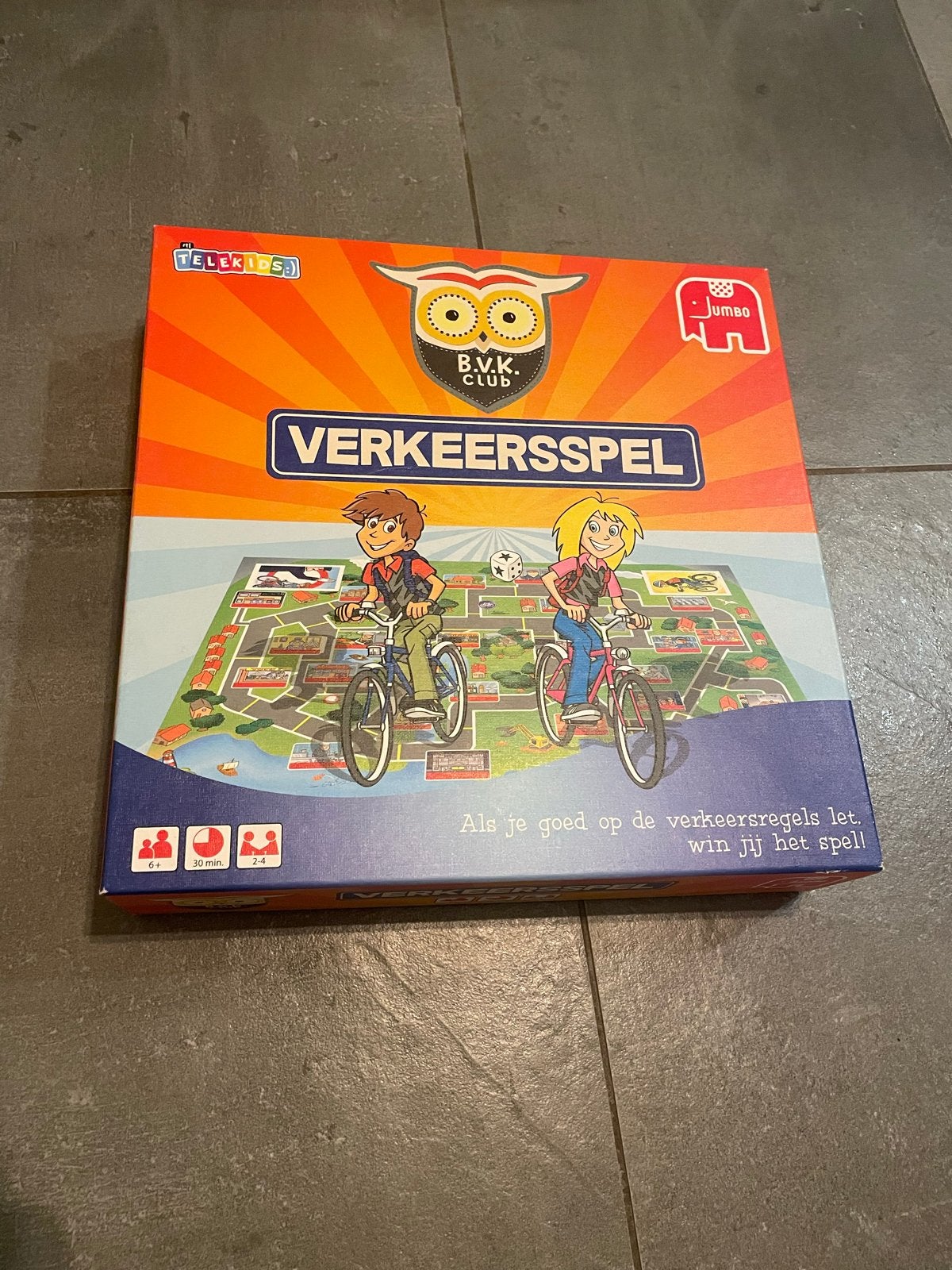 Jumbo B.V.K. Club Verkeersspel - Leer de verkeersregels!, Drie of vier spelers, Ophalen of Verzenden, Zo goed als nieuw