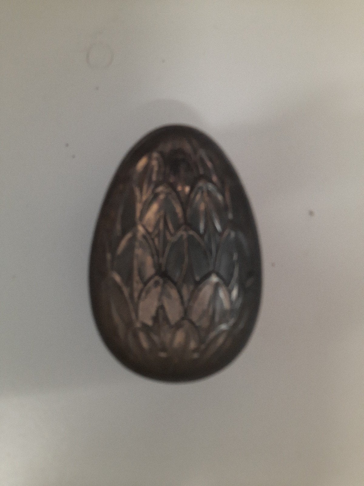 Vintage chocolade mal in de vorm van een paasei, Ophalen of Verzenden