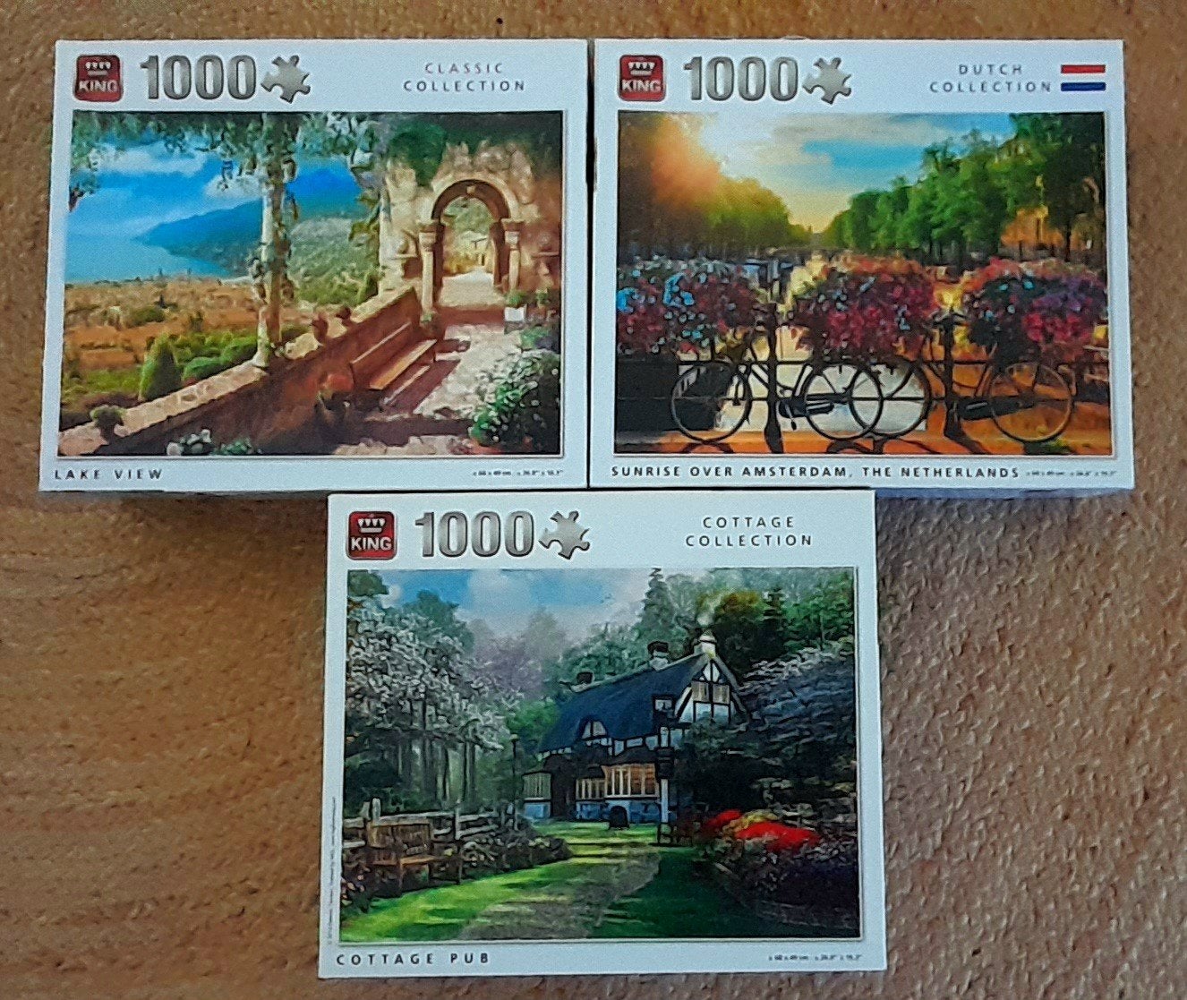 KING 3X, Ophalen, 500 t/m 1500 stukjes