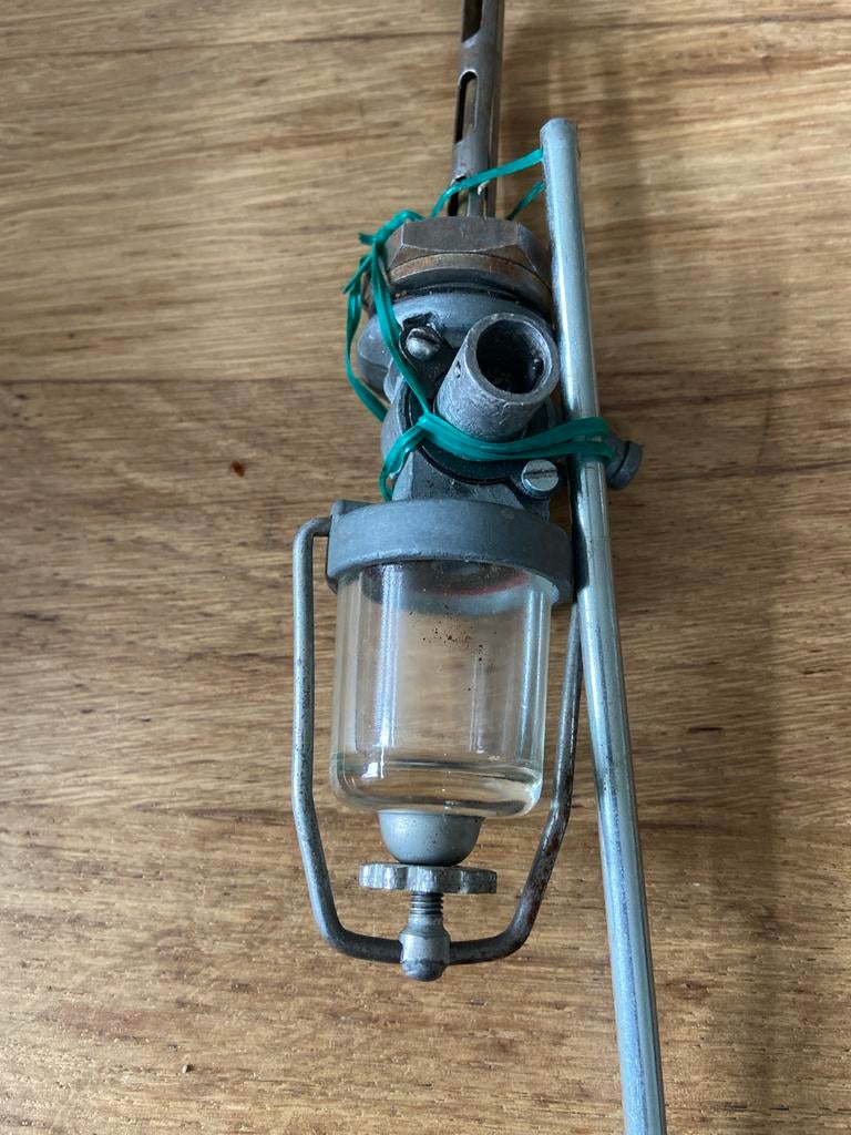 Benzinekraan met glazen pot vespa scooter PK, Ophalen of Verzenden, Gebruikt, Benzine