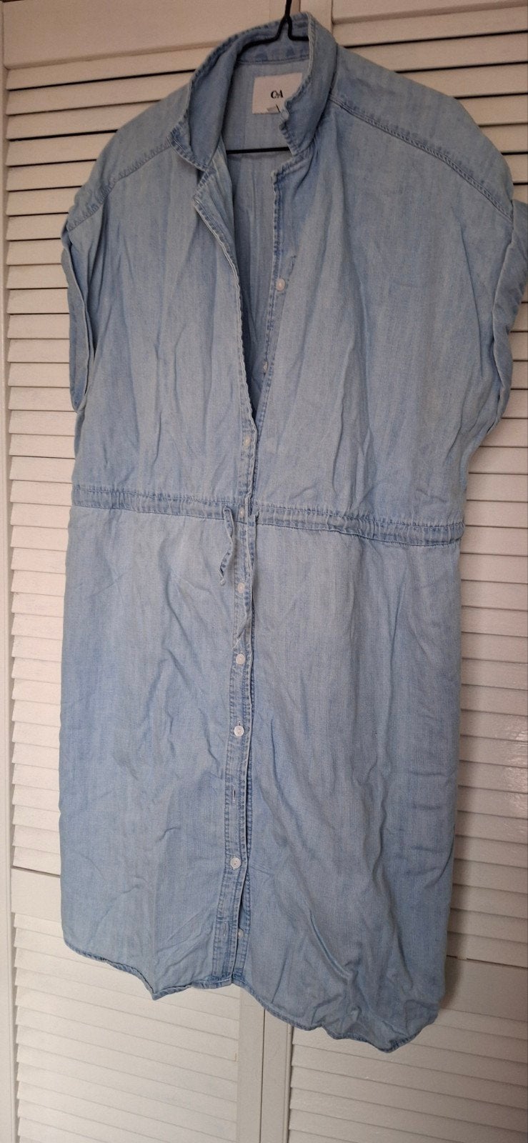 C&A spijkerjurk maat L, lichtblauw, zo goed als nieuw, Kleding | Dames, Blauw, Maat 42/44 (L), Ophalen of Verzenden, Zo goed als nieuw