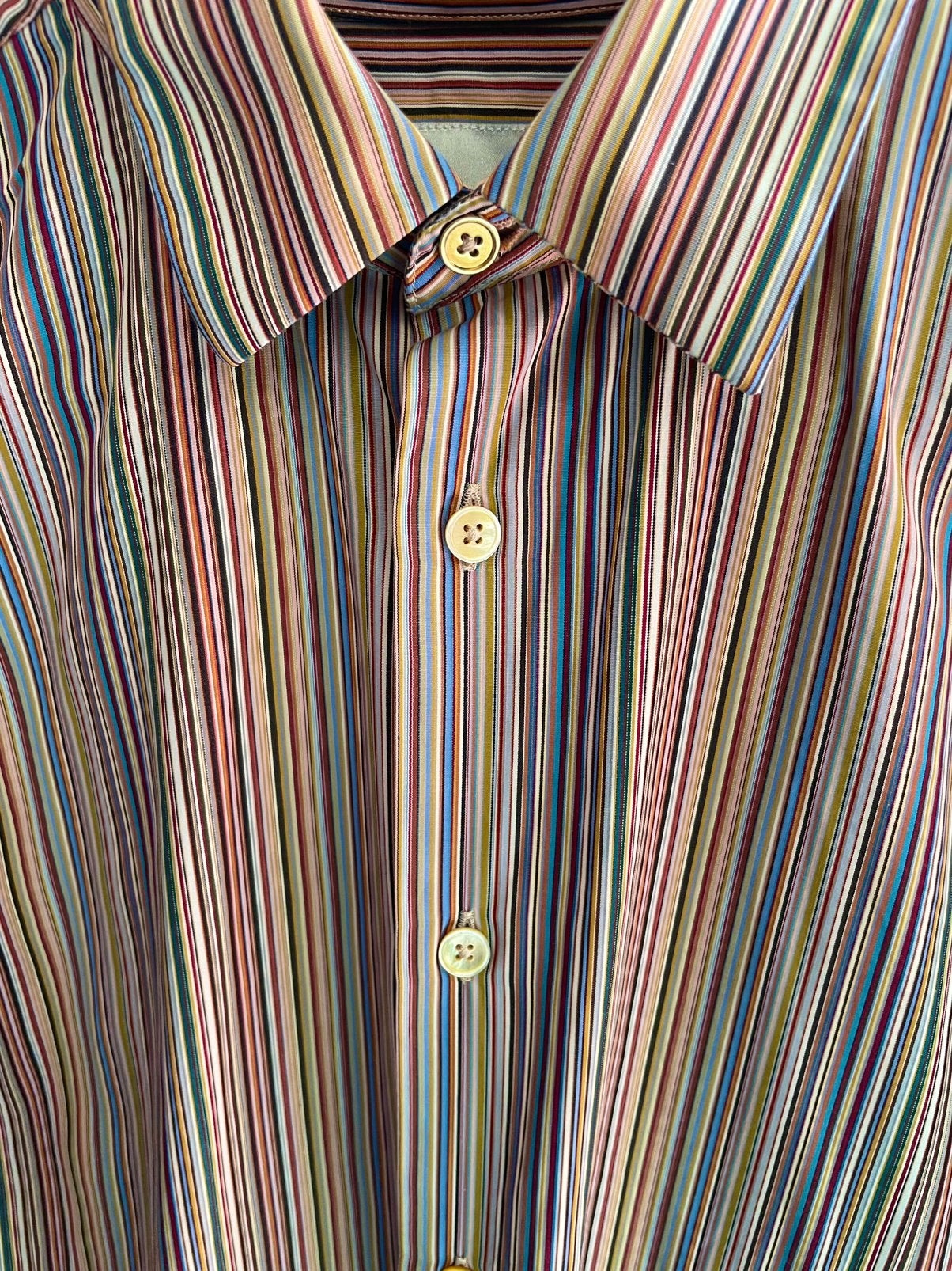 Paul smith streep overhemd, Ophalen of Verzenden, Gedragen, Meerkleurig, Halswijdte 39/40 (M)