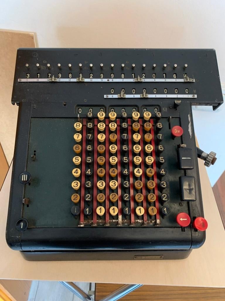 vintage rekenmachine Madas, Ophalen of Verzenden, Gebruikt