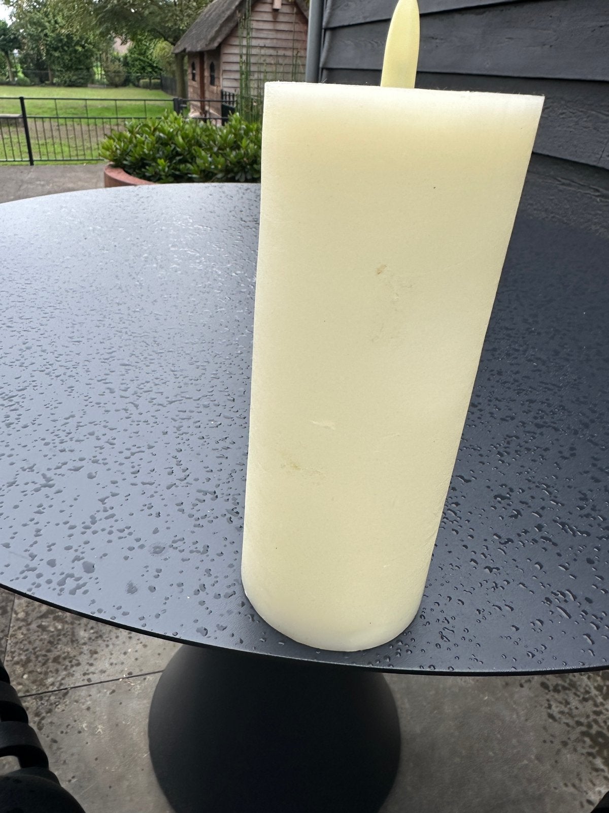 Ledkaars op batterijen  17 cm hoog, Ophalen of Verzenden, Zo goed als nieuw
