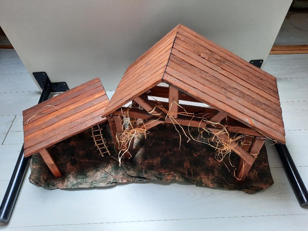 Kerststal => groot en klein zelfgemaakt, Diversen, Kerst, Gebruikt, Ophalen