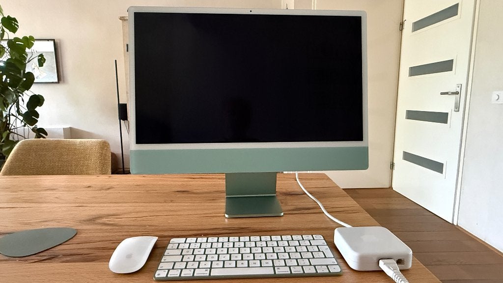 Apple iMac 24" (2021),Groen, M1 8-Core, 8GB / 256GB, Ophalen, 256 GB, 24", IMac