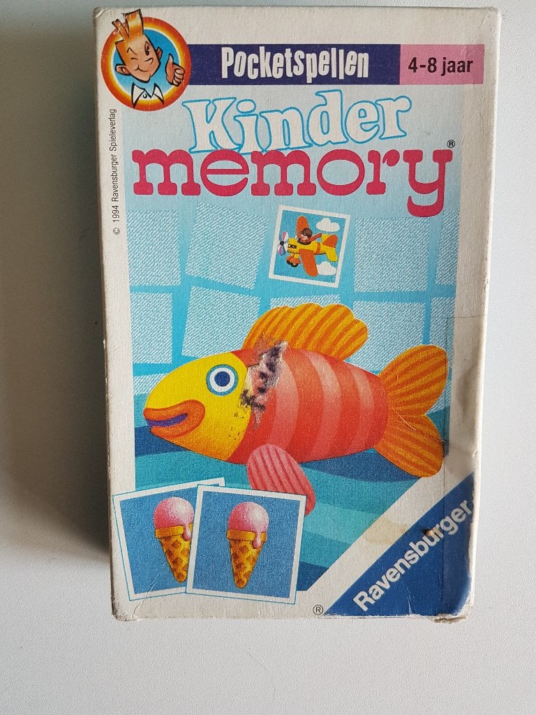 Ravensburger Kindermemory, pocketspellen 4-8 jaar, gebruikt, Ophalen of Verzenden, Gebruikt
