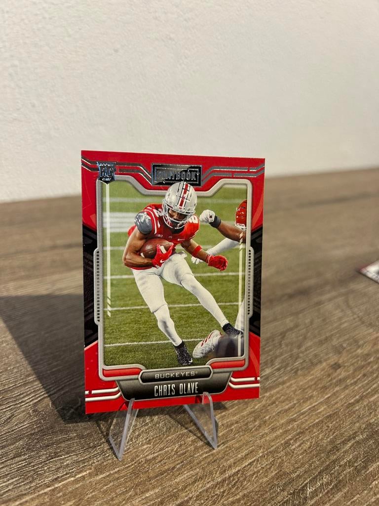 Chris Olave 2022 Panini Chronicles Playbook Draft Picks #10, Ophalen of Verzenden, Zo goed als nieuw, Buitenlandse clubs, Poster, Plaatje of Sticker