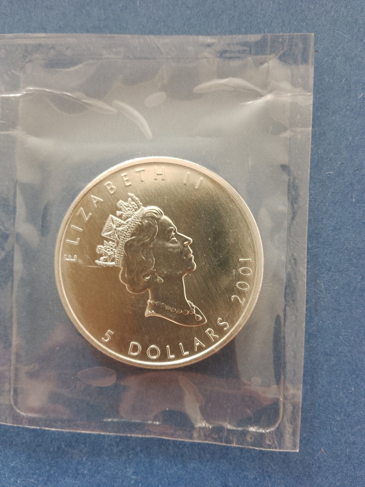 Maple Leaf 2001  1 oz zilver, Ophalen of Verzenden, Zilver