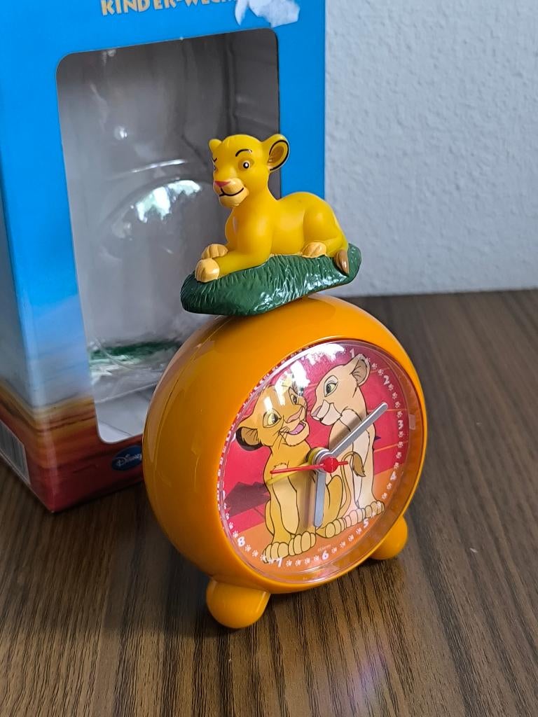 Wekker Disney Lion King - Simba & Nala, Ophalen of Verzenden, Leeuwenkoning of Jungle Boek, Gebruikt, Overige typen