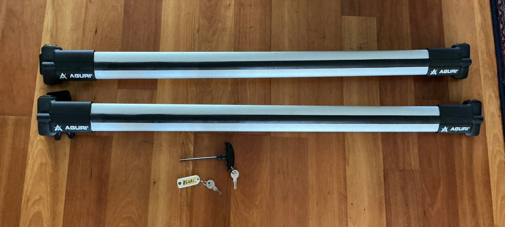 Aguri Prestige ll Dakdragerset voor een open railing, Ophalen of Verzenden, Zo goed als nieuw