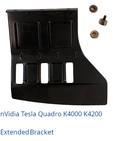 Extender Bracket Adapter nVidia Tesla & Quadro K4000 K4200, Computers en Software, Gebruikt, Nvidia, GDDR6, PCI-Express 4