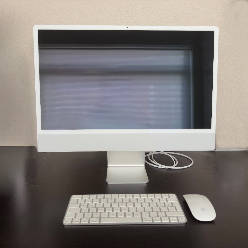 iMac M1 zilvergrijs, Computers en Software, Apple Desktops, Ophalen, 24", SSD, IMac