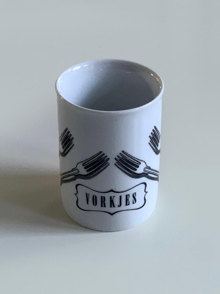 Vintage porseleinen beker voor vorkjes Eversberg Bavaria, Overige typen, Nieuw, Ophalen of Verzenden, Overige stijlen
