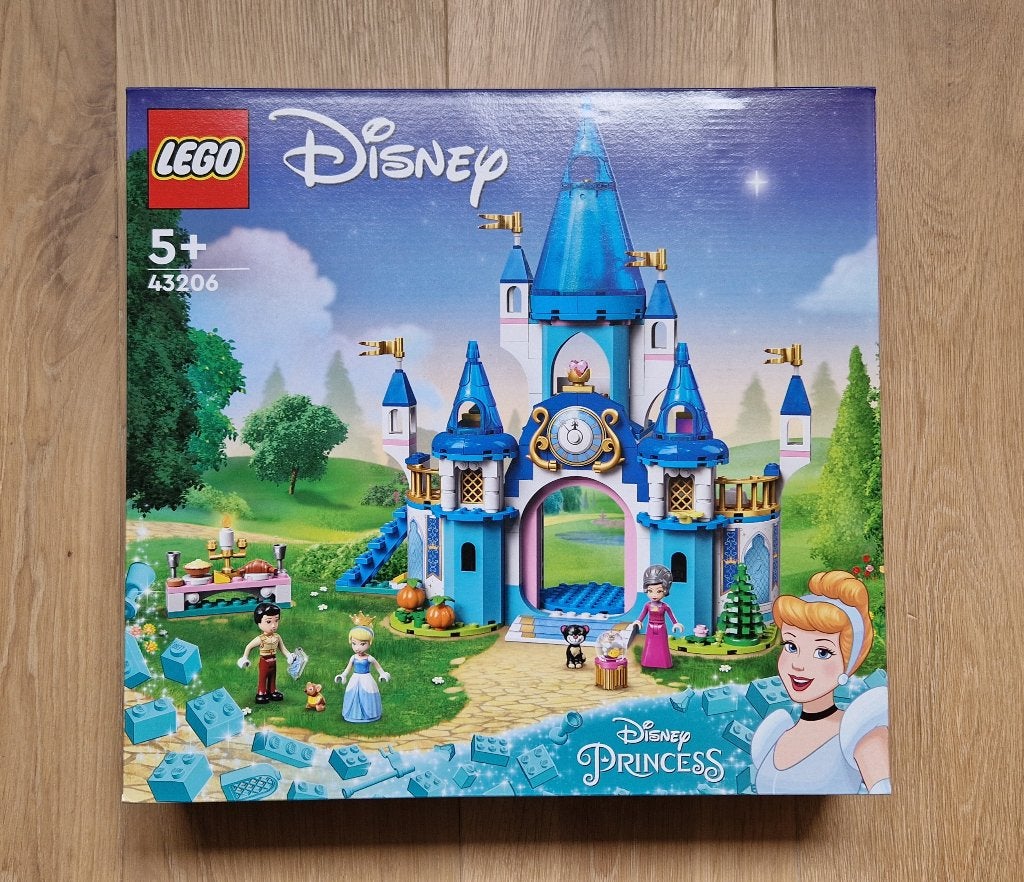 LEGO Disney Assepoester en Prins Charming Kasteel 43206, Lego, Nieuw, Ophalen of Verzenden, Disney