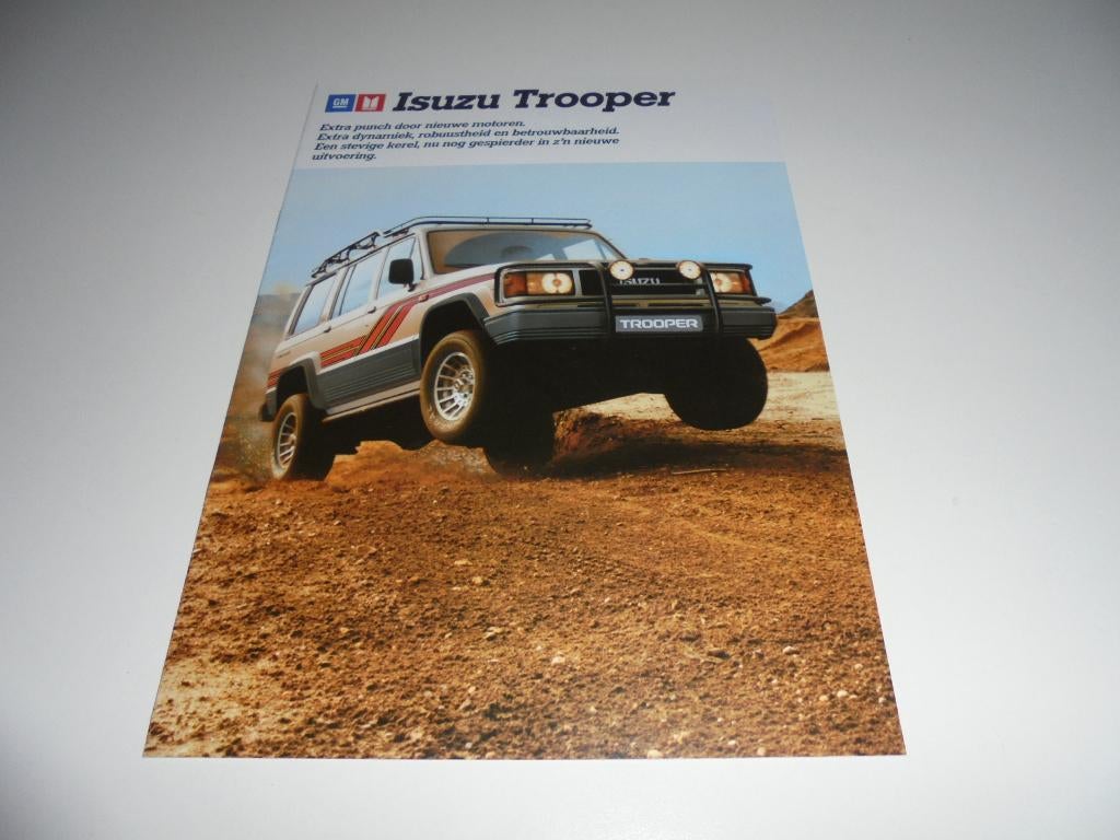 brochure Isuzu Trooper, Ophalen of Verzenden, Nieuw, Overige merken