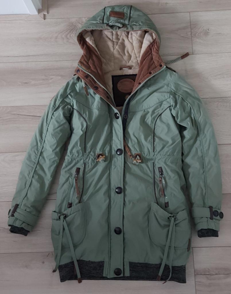 Navahoo Winterjas Dames - Groen - Maat S, Kleding | Dames, Jassen | Winter, Navahoo, Ophalen of Verzenden, Zo goed als nieuw, Maat 36 (S)