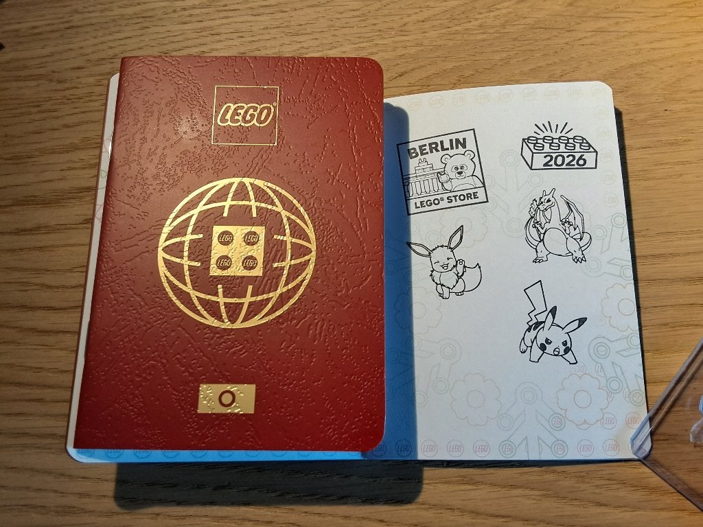 Lego Paspoort Pokemon stempels Berlijn, Overige thema's, Lego, Overige typen, Ophalen of Verzenden