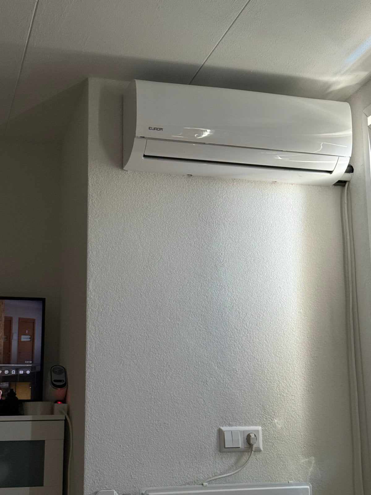 Eurom Wandairco - Koelen en Ontvochtigen, Ophalen, Minder dan 60 m³, 3 snelheden of meer, Zo goed als nieuw