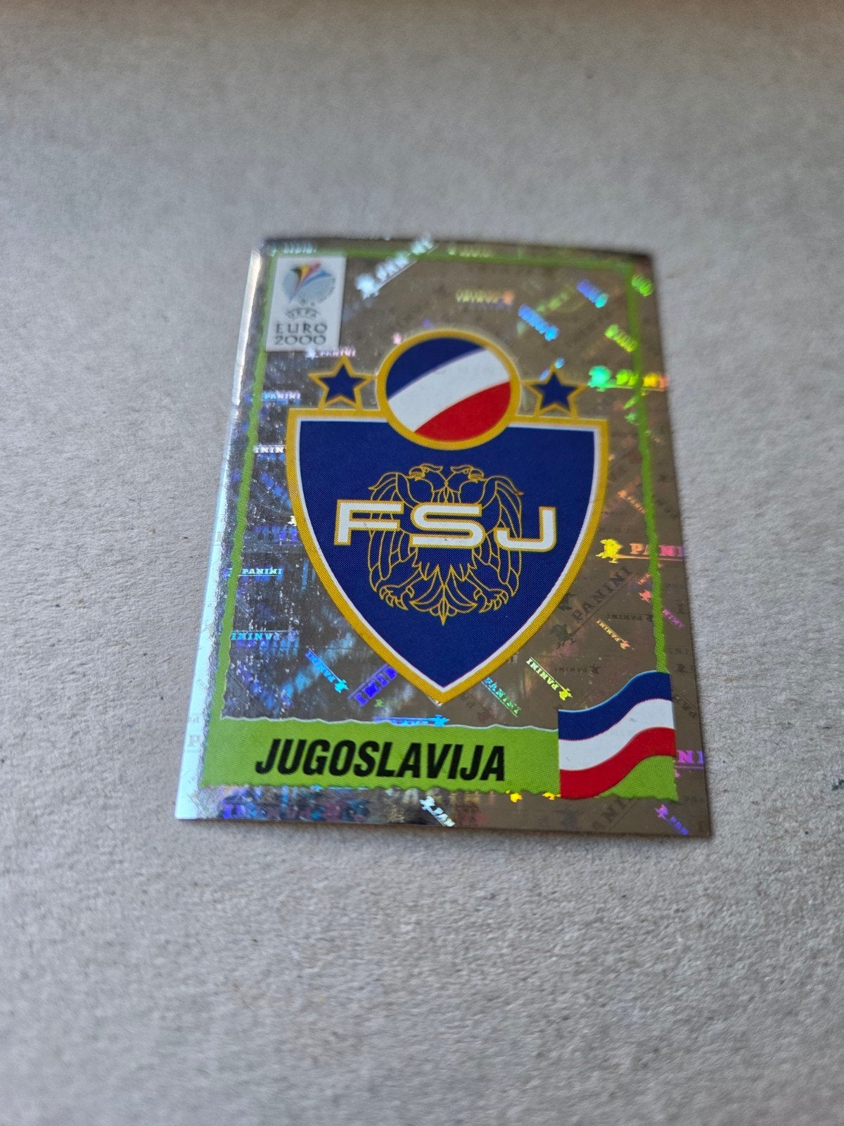 Panini EK 2000, Ophalen of Verzenden, Zo goed als nieuw, Buitenlandse clubs, Poster, Plaatje of Sticker