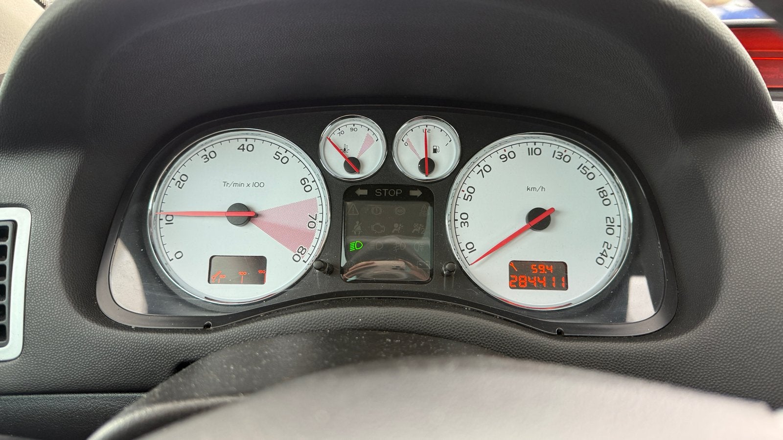 Peugeot 307 2.0 16V SW 2006 Blauw, Auto's, Peugeot, 730 kg, 4 cilinders, Blauw, 7 stoelen