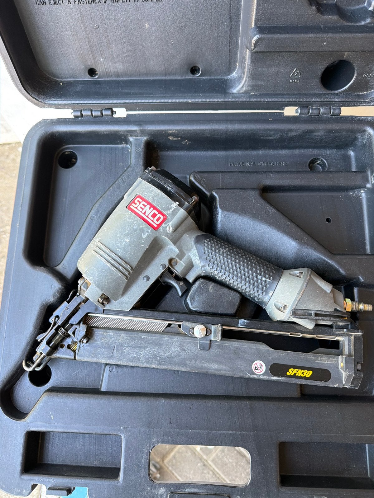 Senco SFN30 Tacker/Nietmachine in koffer, Ophalen of Verzenden, Gebruikt, Tacker/nietmachine, Overige merken