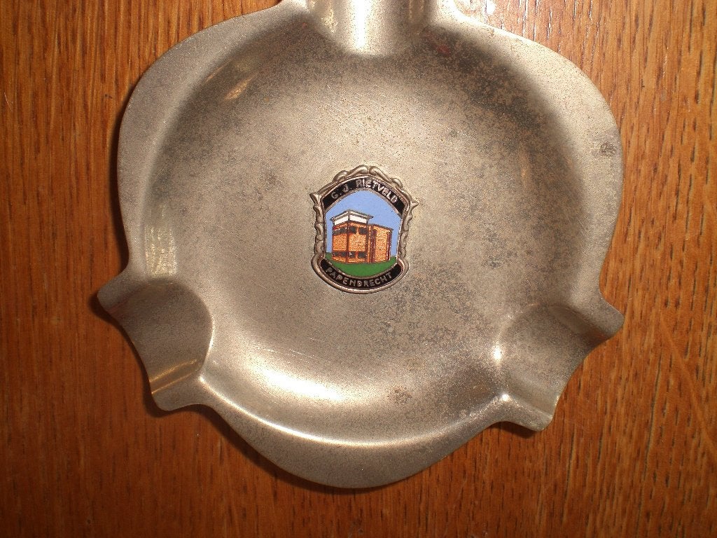 vintage asbak  Rietveld  papendrecht, Ophalen of Verzenden, Gebruikt, Gebruiksvoorwerp