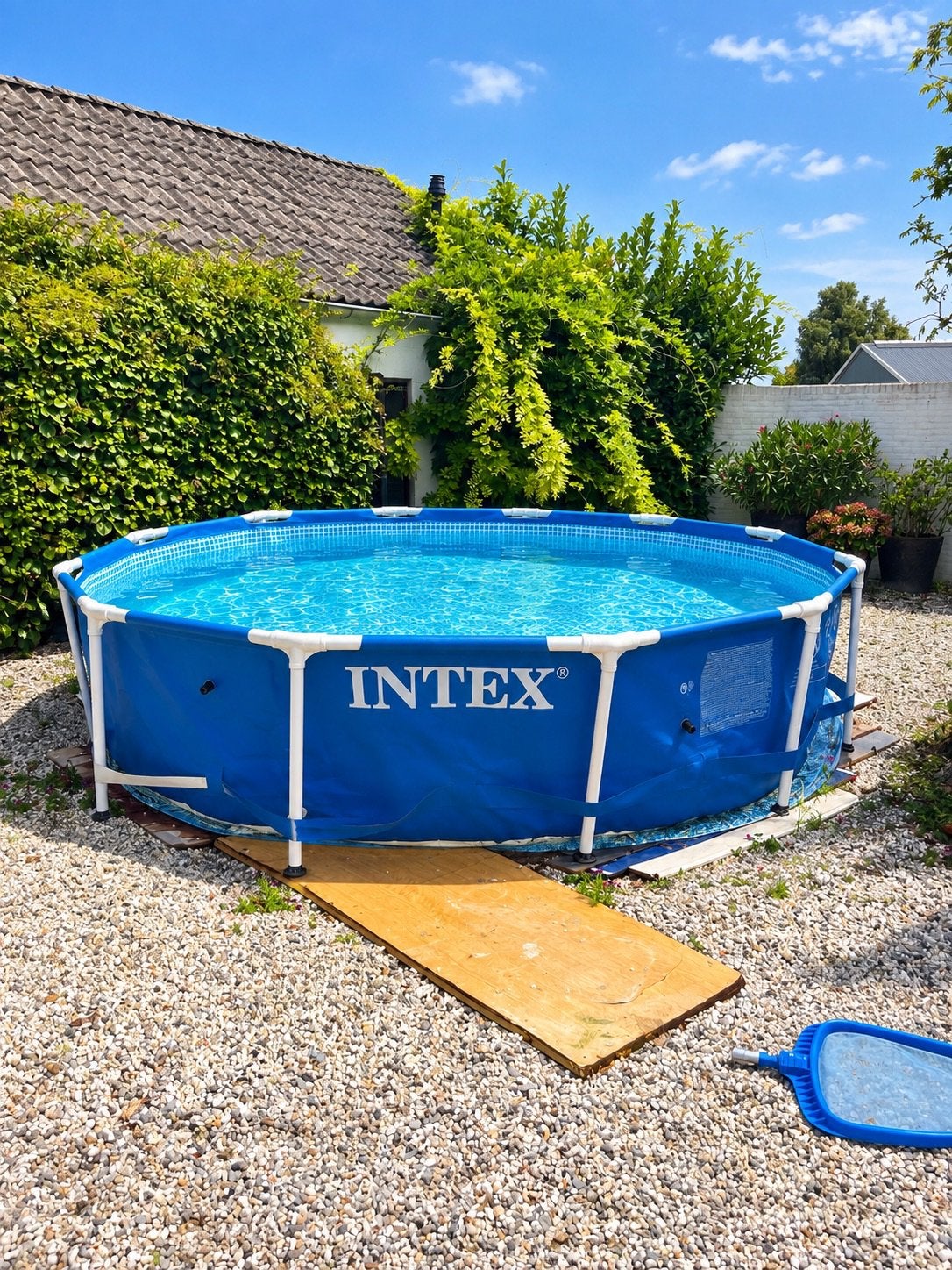Intex zwembad, Tuin en Terras, Zwembaden, Ophalen, Gebruikt, 80 tot 120 cm, Rond