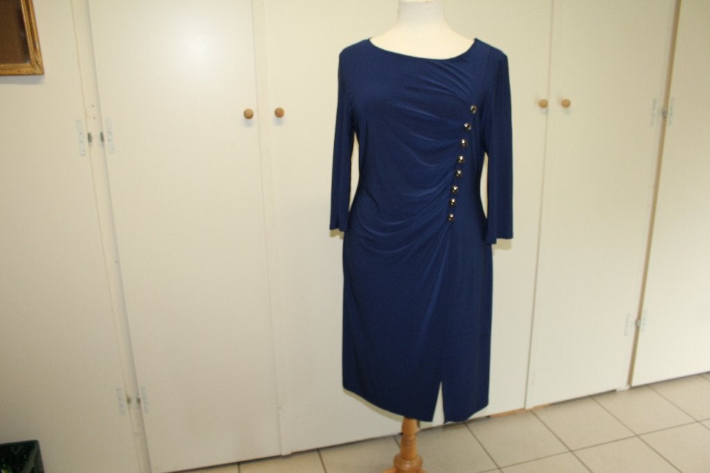 Joseph Ribkoff prachtige blauwe chique jurk mt 44