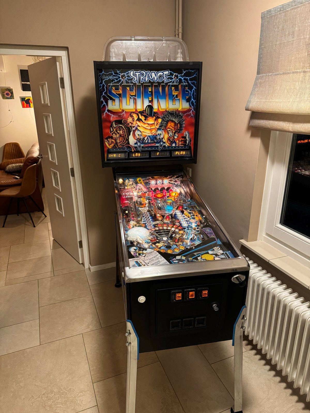 Bally Midway Strange Science Flipperkast - Top staat, Ophalen, Elektronisch, Bally, Zo goed als nieuw