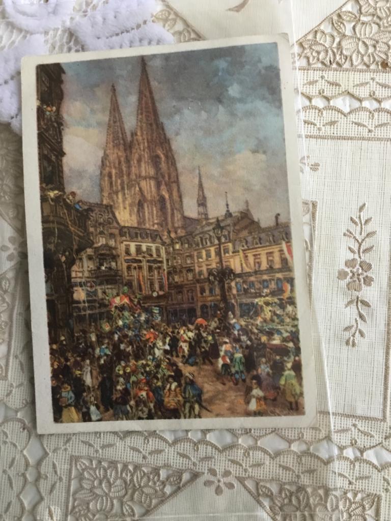 Zeldzame postzegel Carnaval Keulen 1939, Ophalen of Verzenden, 1920 tot 1940, Gelopen, Duitsland