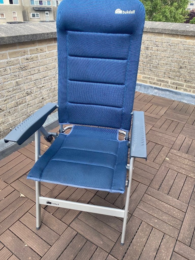 Dukdalf campingstoel Grande, Ophalen, Zo goed als nieuw, Campingstoel